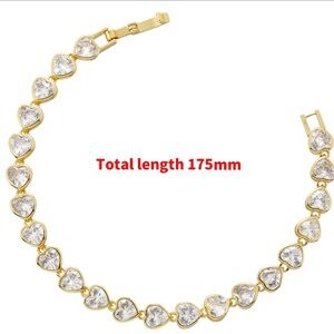 Gold Heart Bracelet